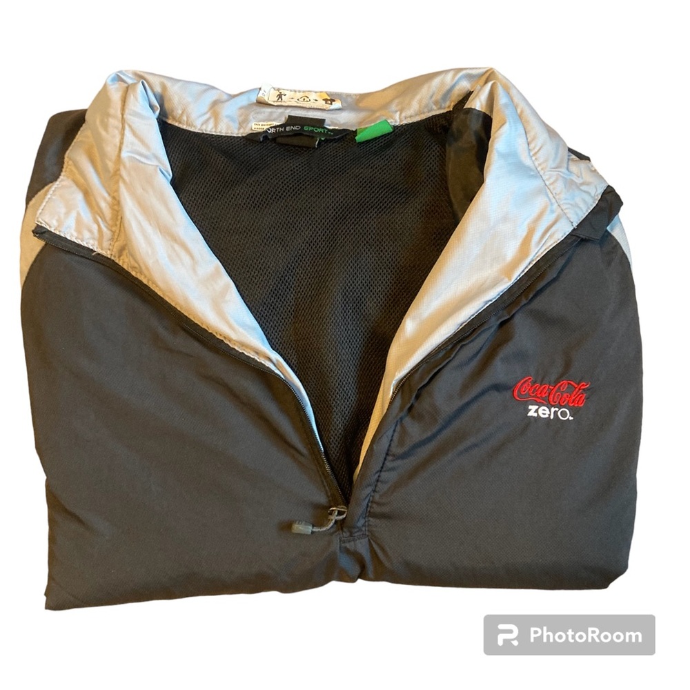 Coke Zero recycled rain jacket